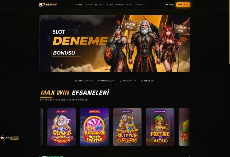 Betpuf ekran görüntüsü